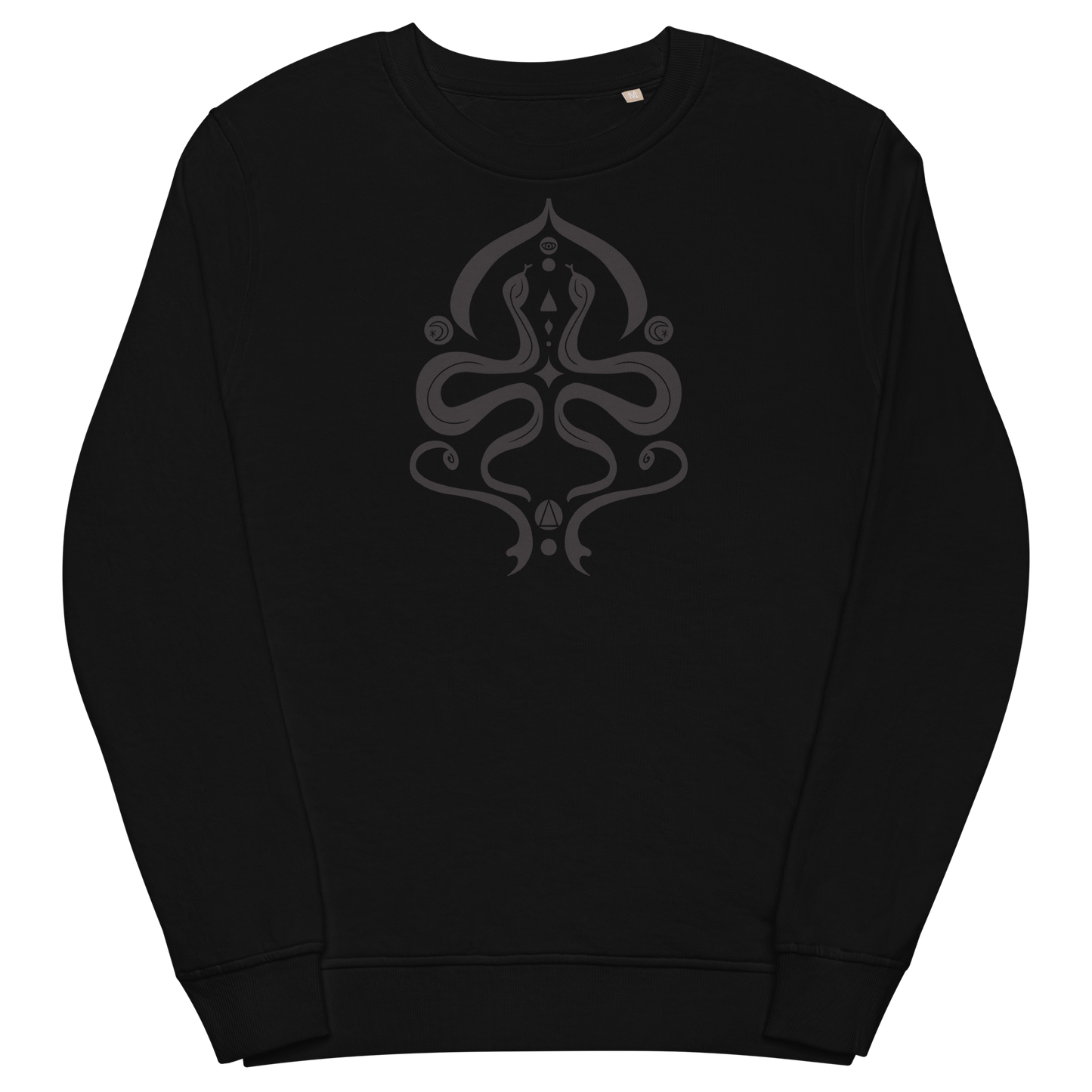 Serpentine Veil Emblem Unisex Organic Sweatshirt