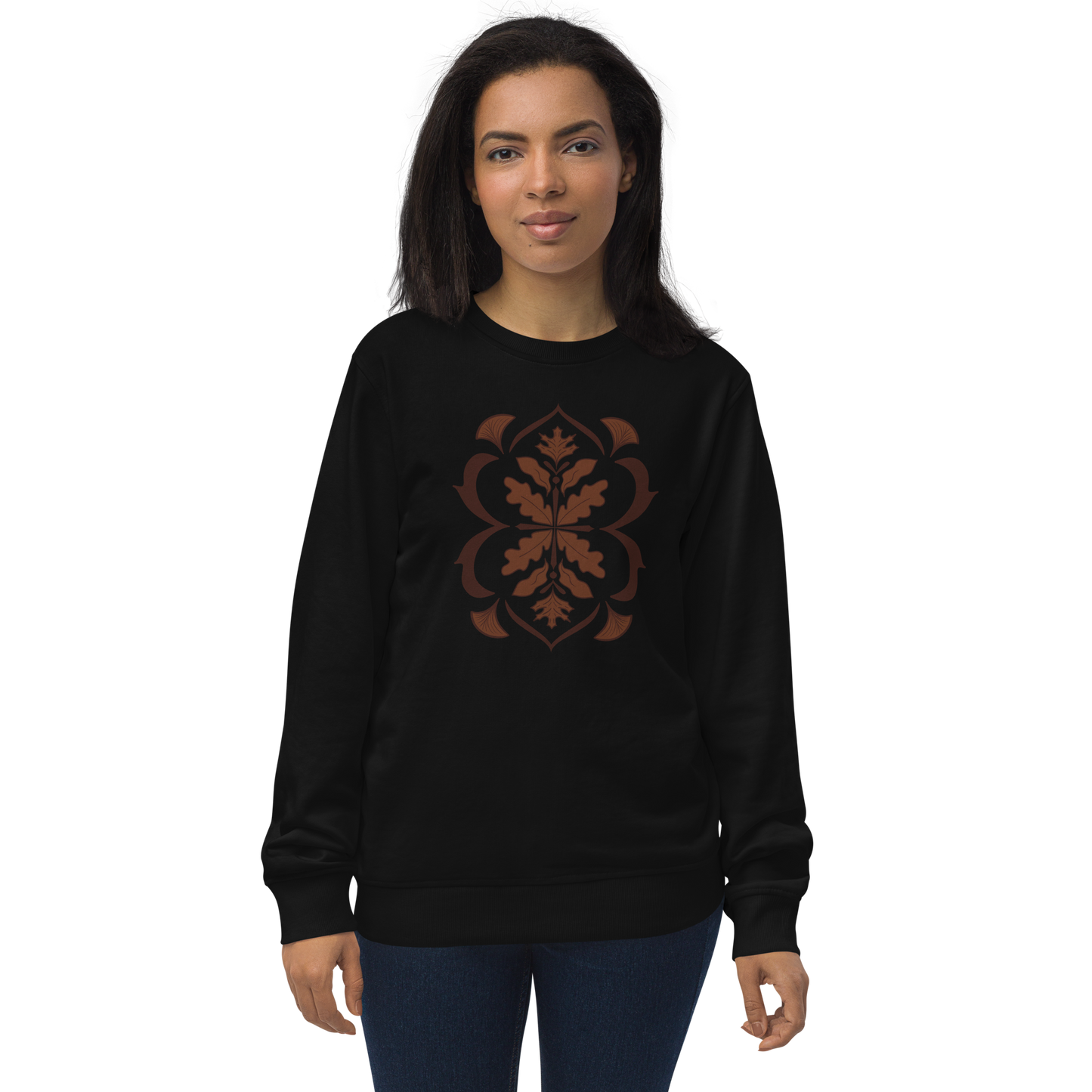 Autumn Filigree Unisex Organic Sweatshirt