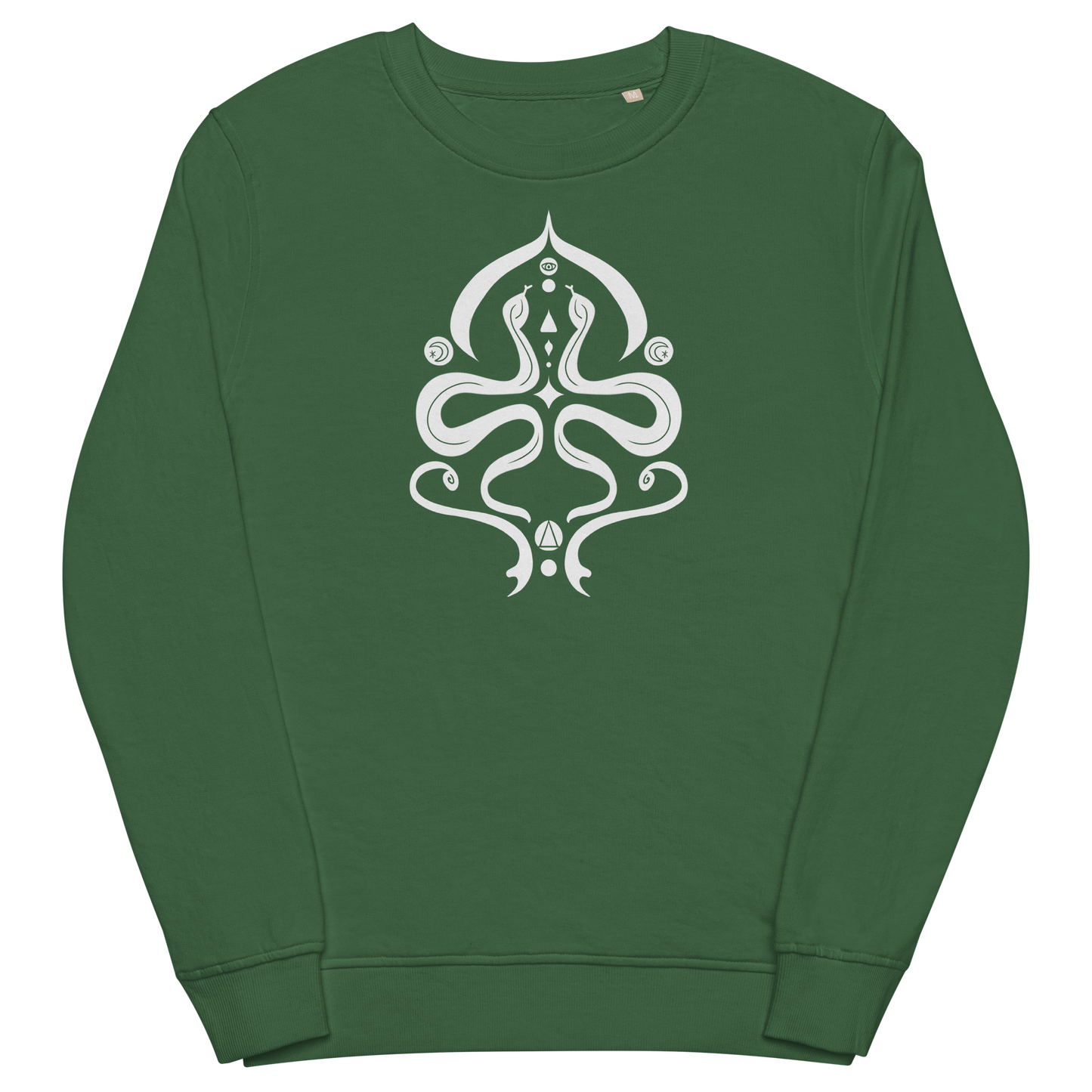 Serpentine Veil Emblem Unisex Organic Sweatshirt