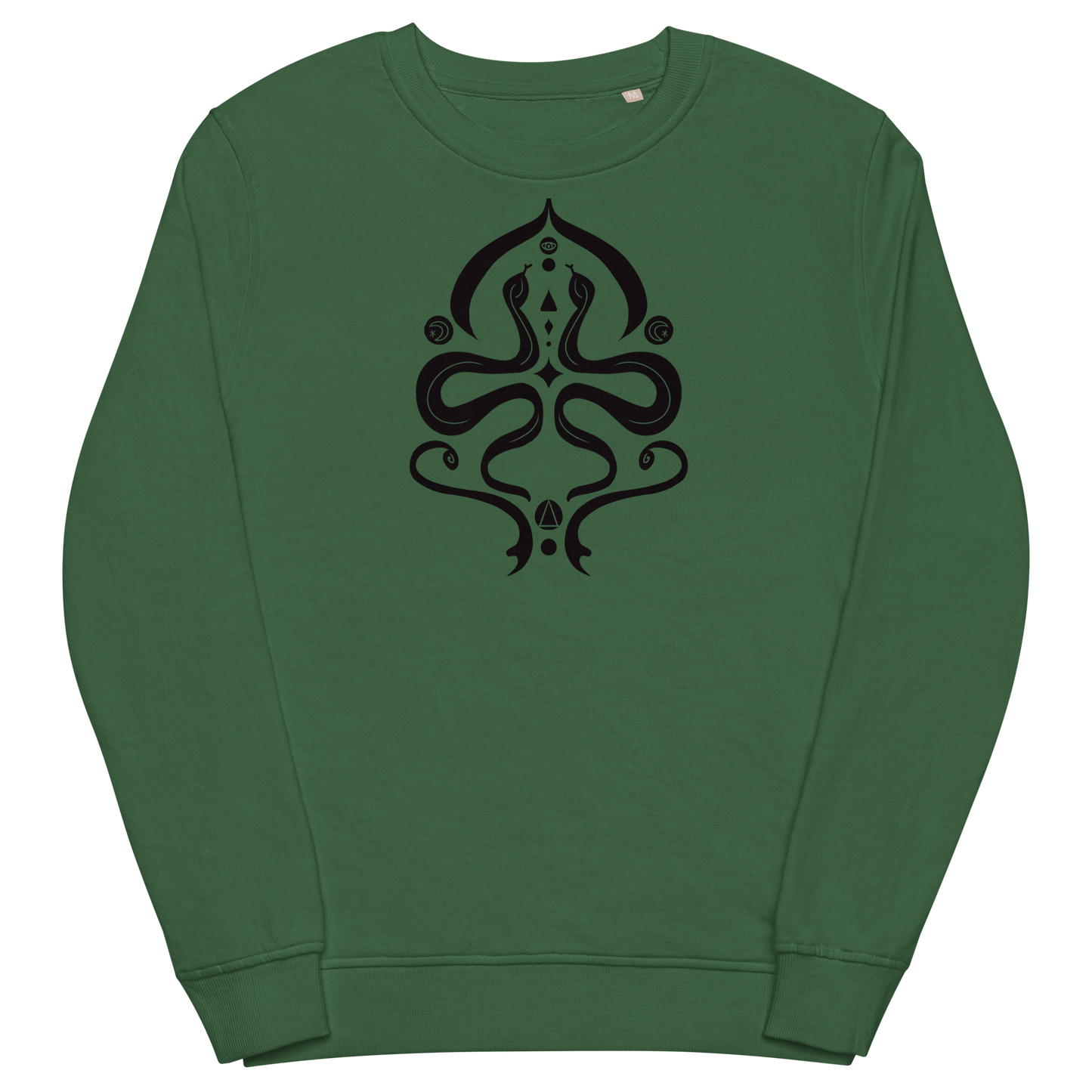 Serpentine Veil Emblem Unisex Organic Sweatshirt