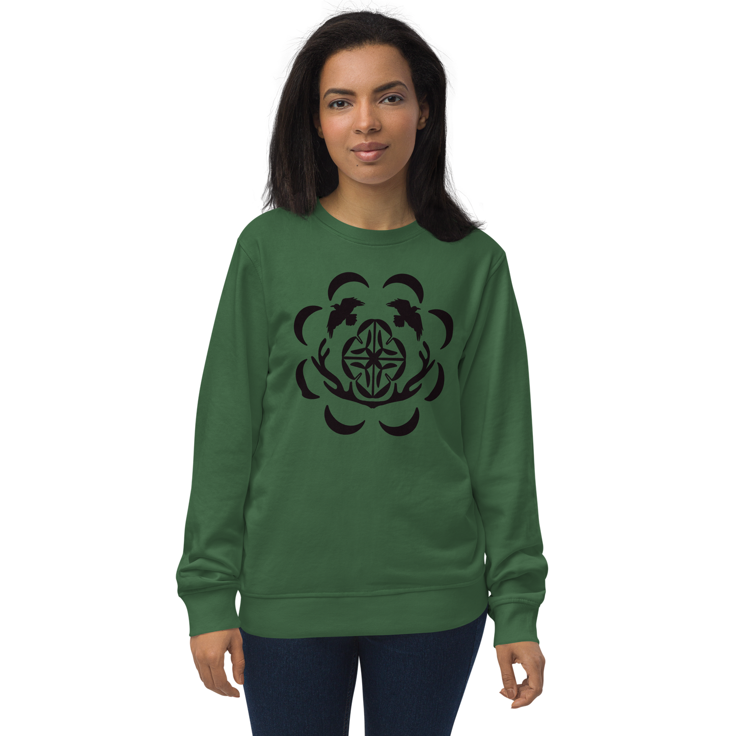 House of Raven Emblem Unisex Organic Sweatshirt