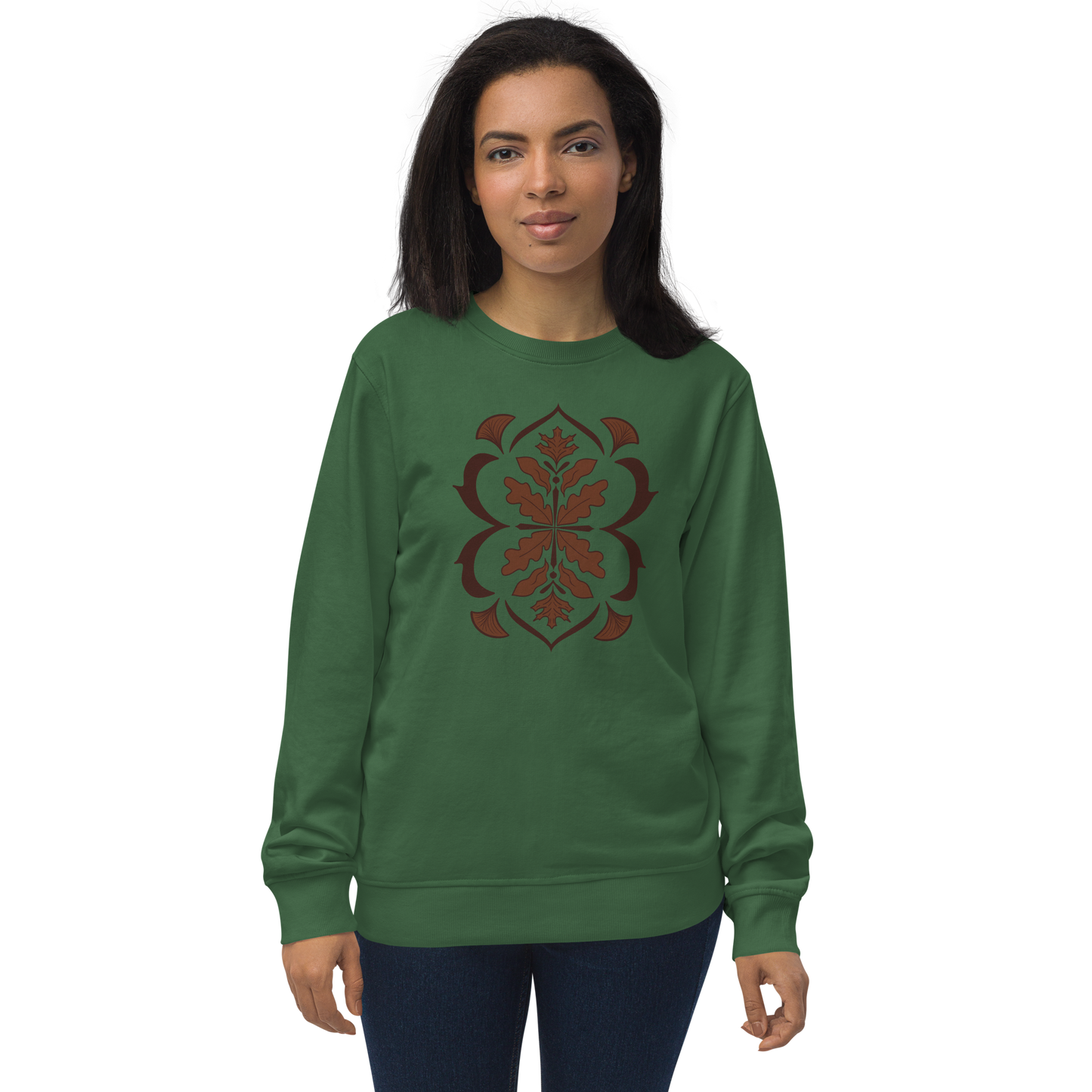 Autumn Filigree Unisex Organic Sweatshirt