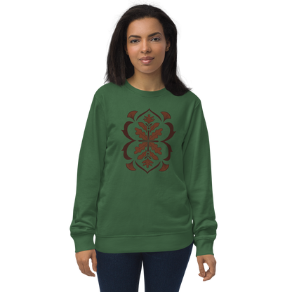 Autumn Filigree Unisex Organic Sweatshirt