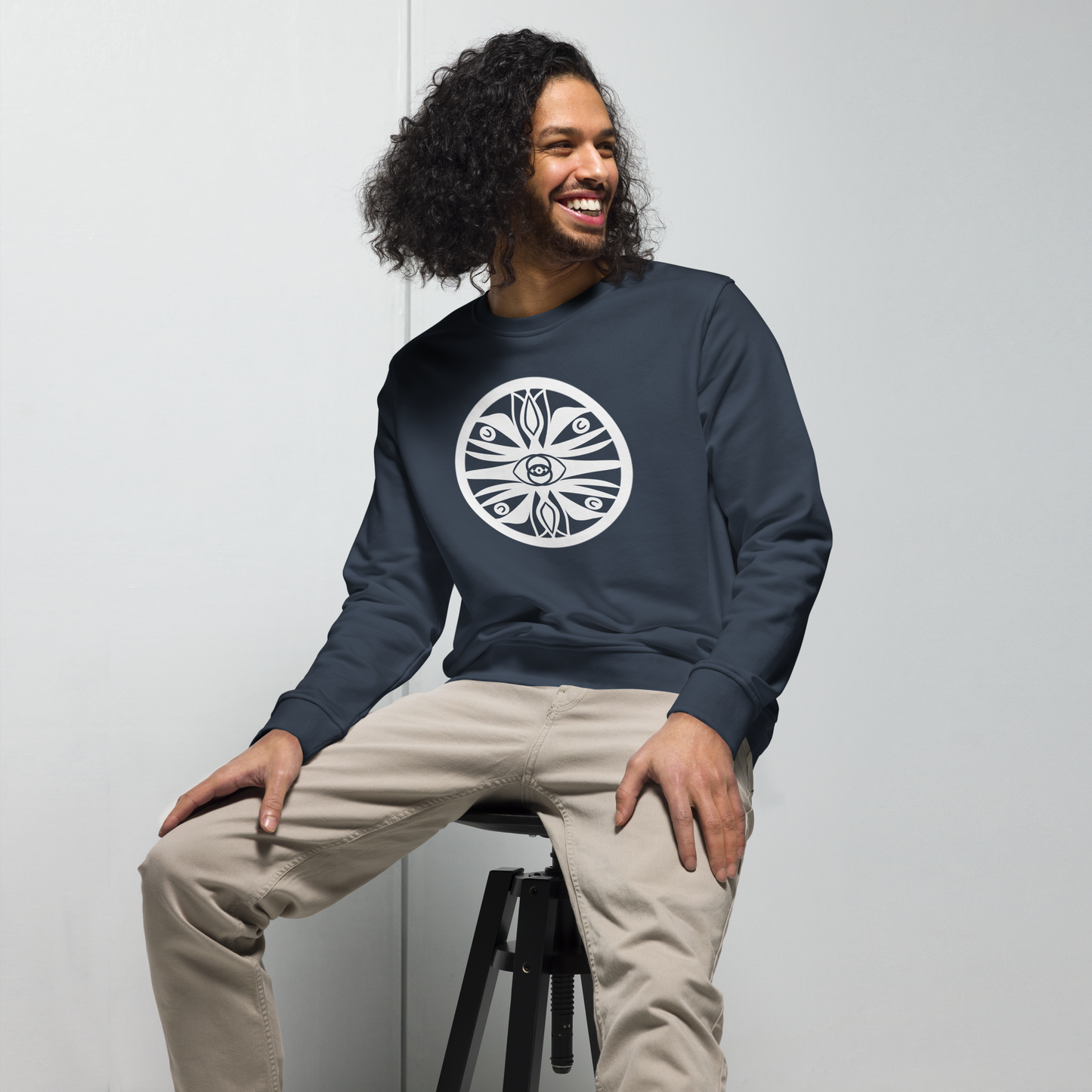 Eye of the Oracle Emblem Unisex Organic Sweatshirt