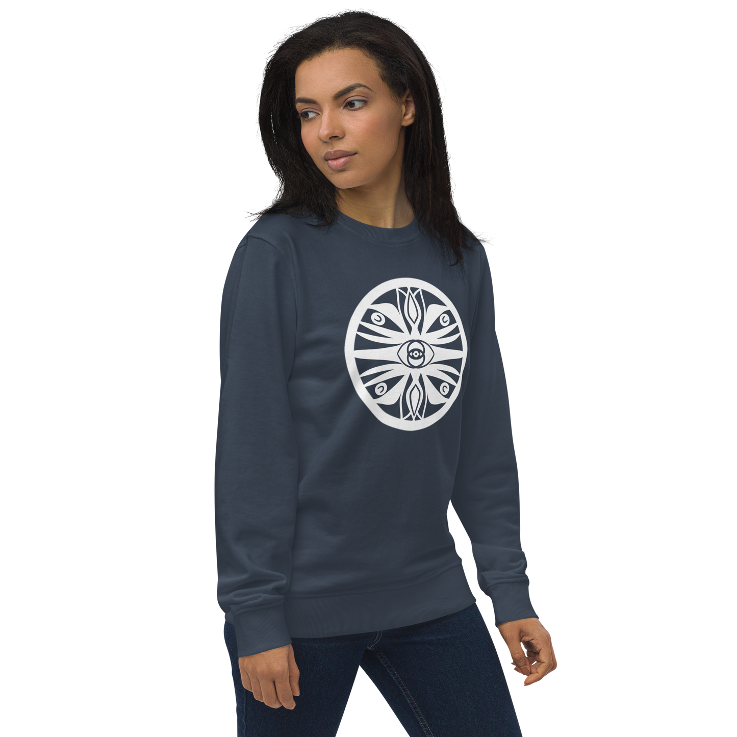 Eye of the Oracle Emblem Unisex Organic Sweatshirt