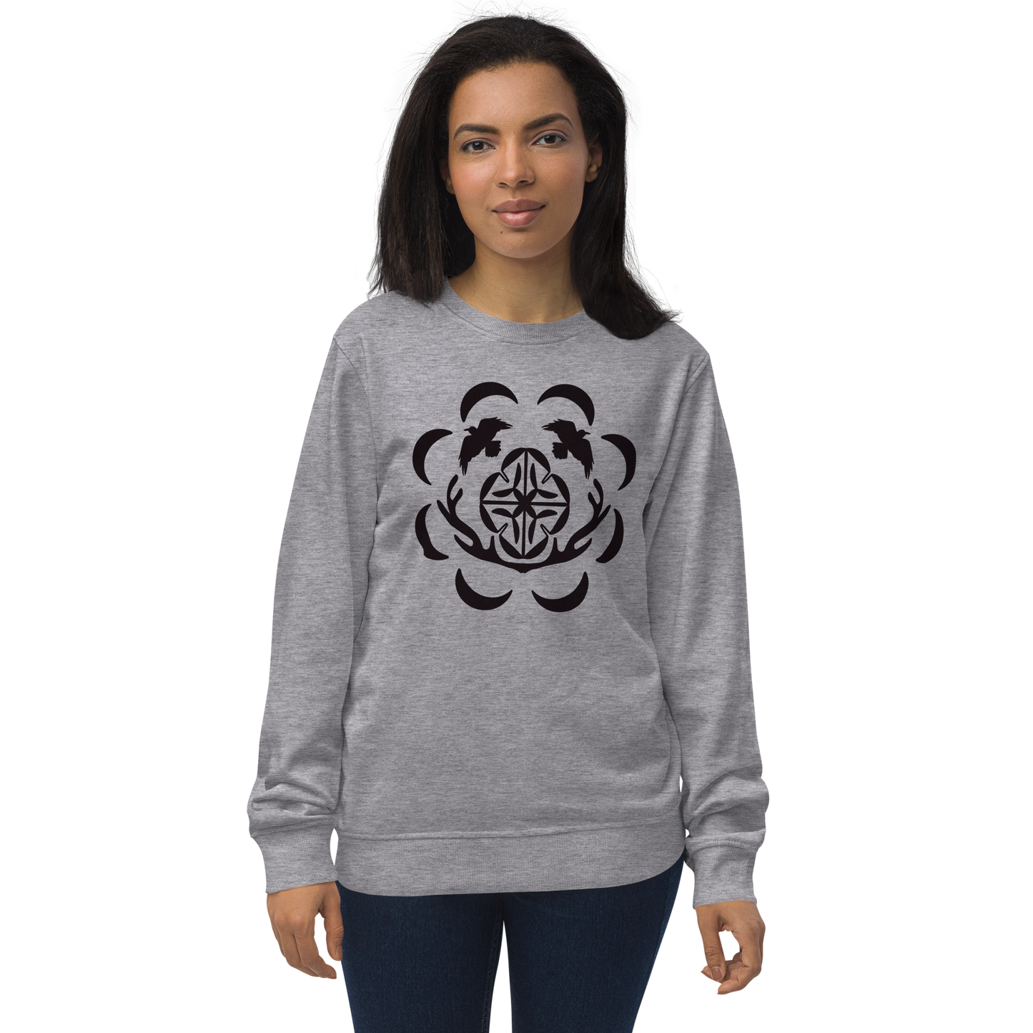 House of Raven Emblem Unisex Organic Sweatshirt