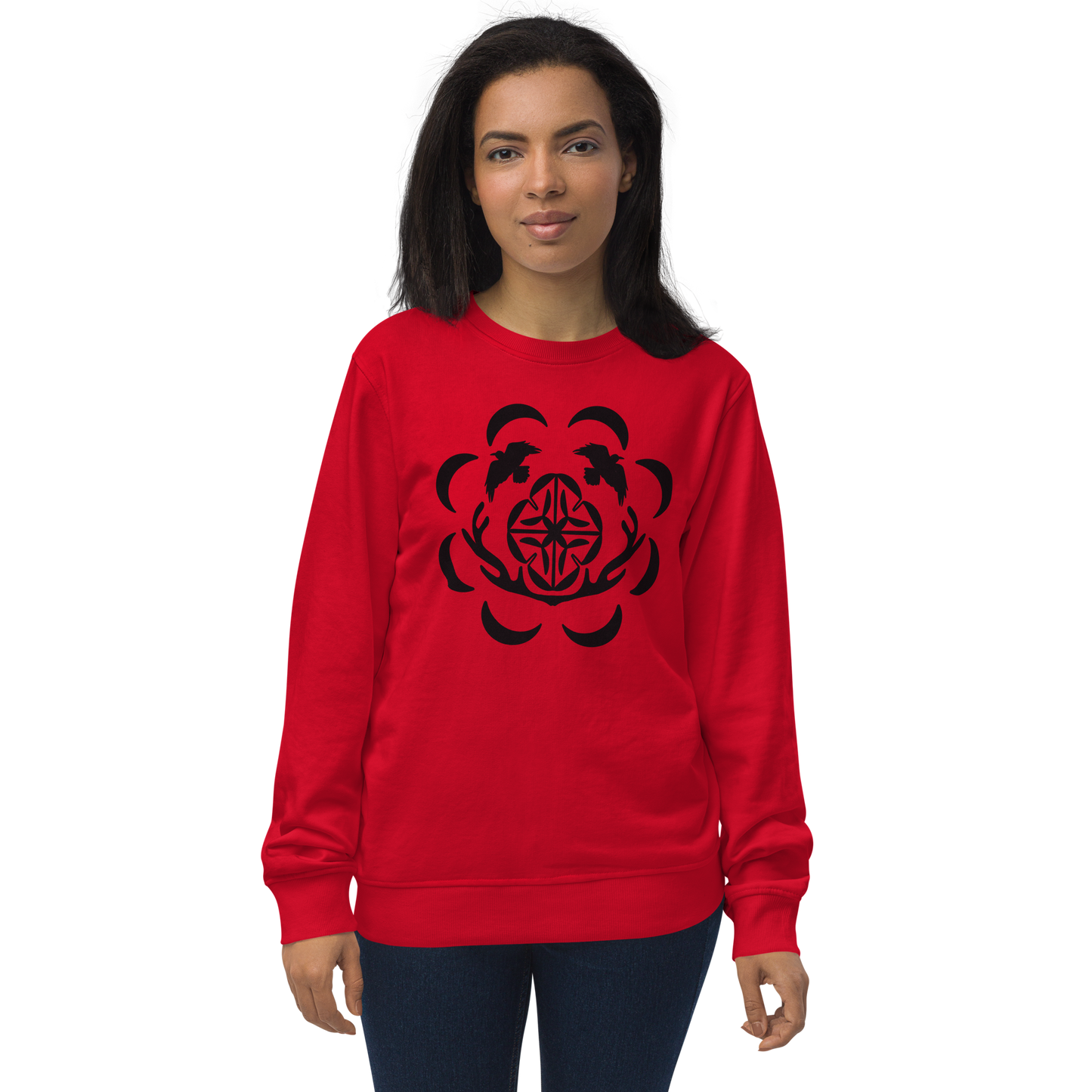 House of Raven Emblem Unisex Organic Sweatshirt