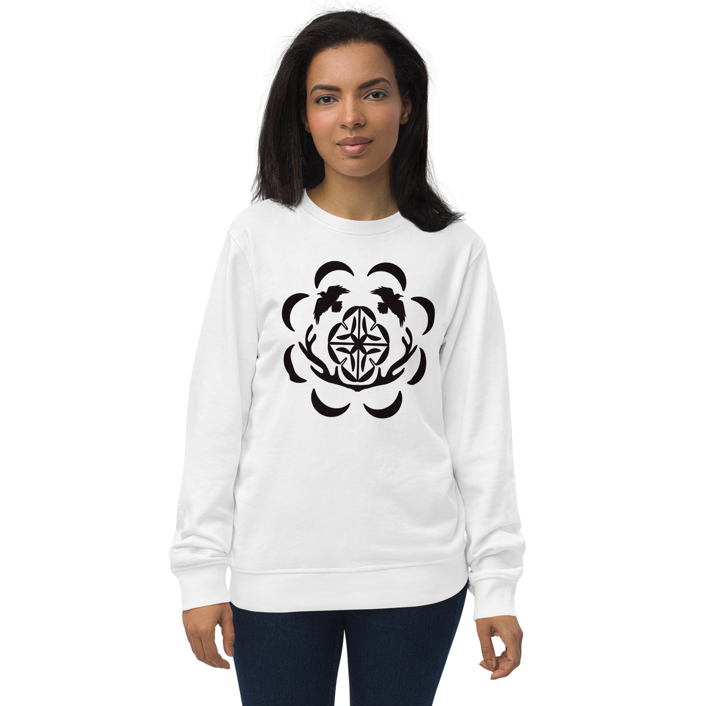 House of Raven Emblem Unisex Organic Sweatshirt