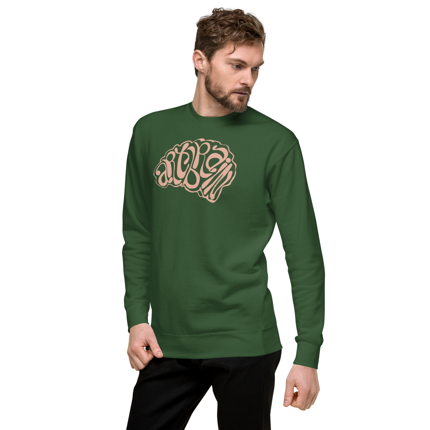 Sudadera premium unisex con logotipo de Artbrain