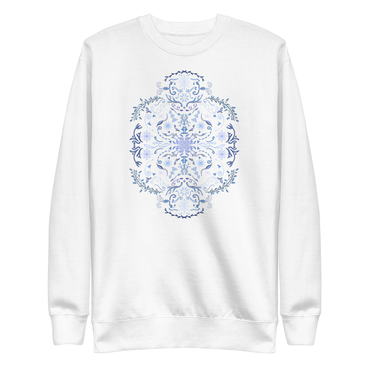 Winter Folk Art Unisex Premium Sweatshirt