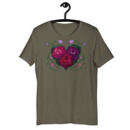 Rose Heart Unisex T-shirt