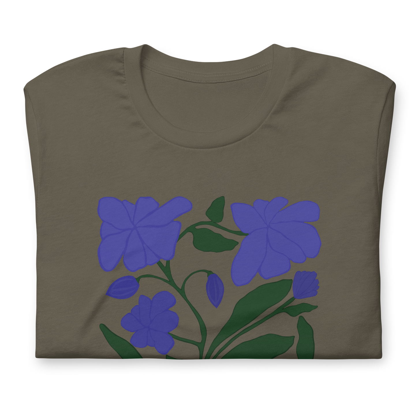 Retro Wildblumen Unisex T-Shirt