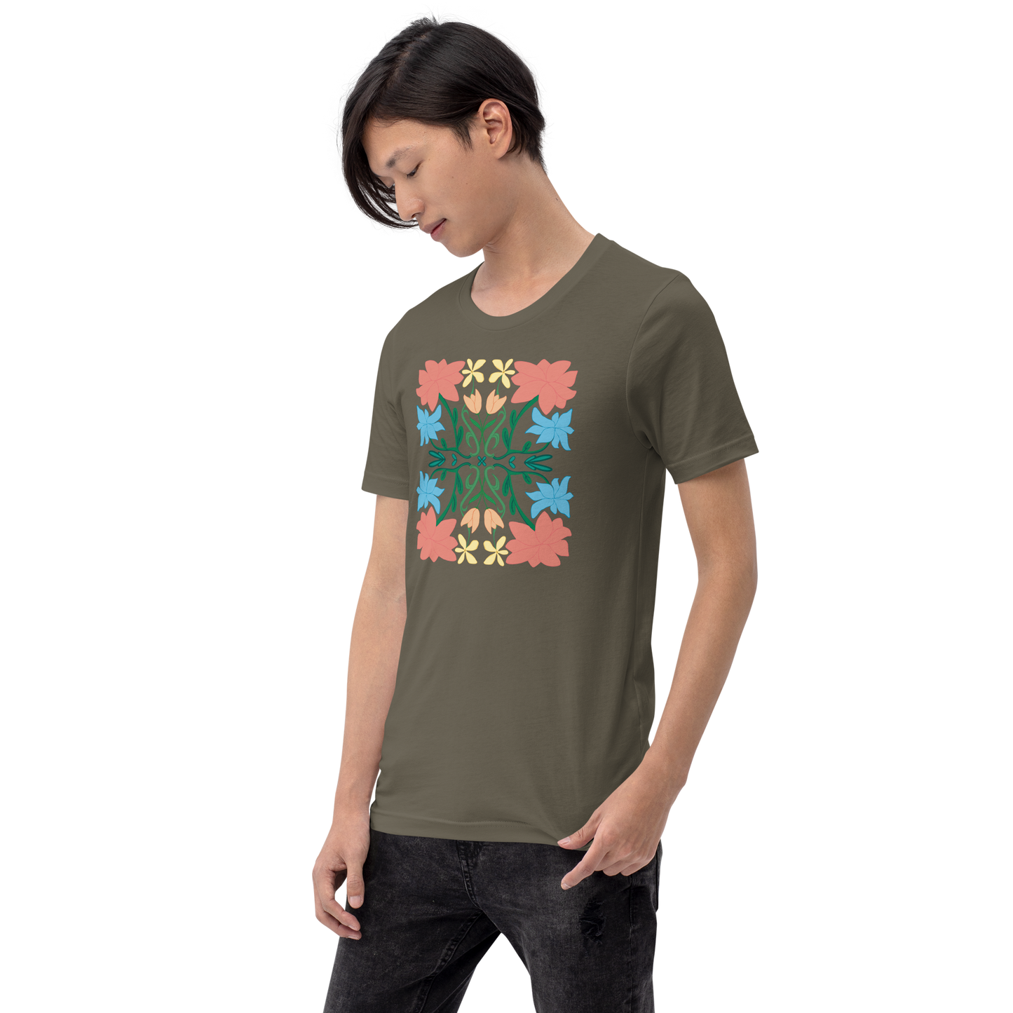 Retro Bouquet Unisex T-shirt