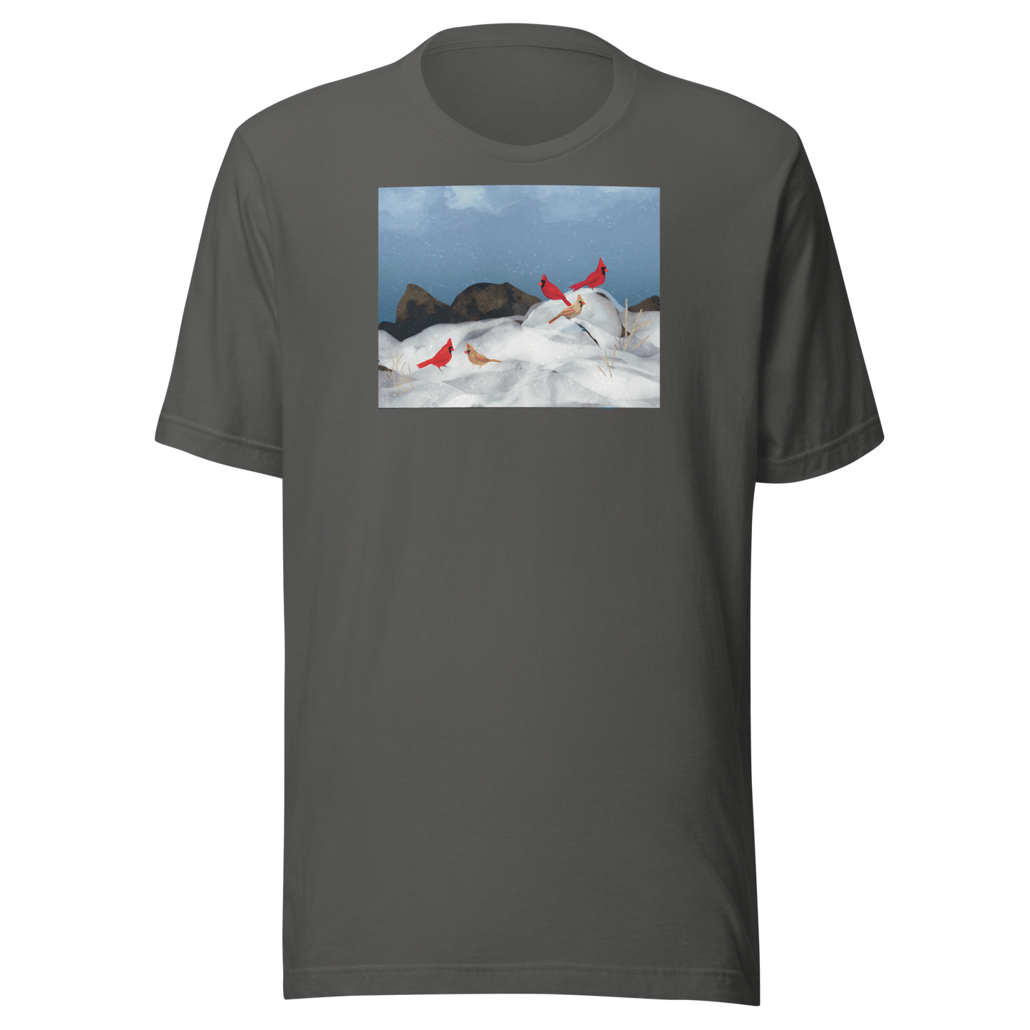 Winter Cardinals Unisex T-shirt