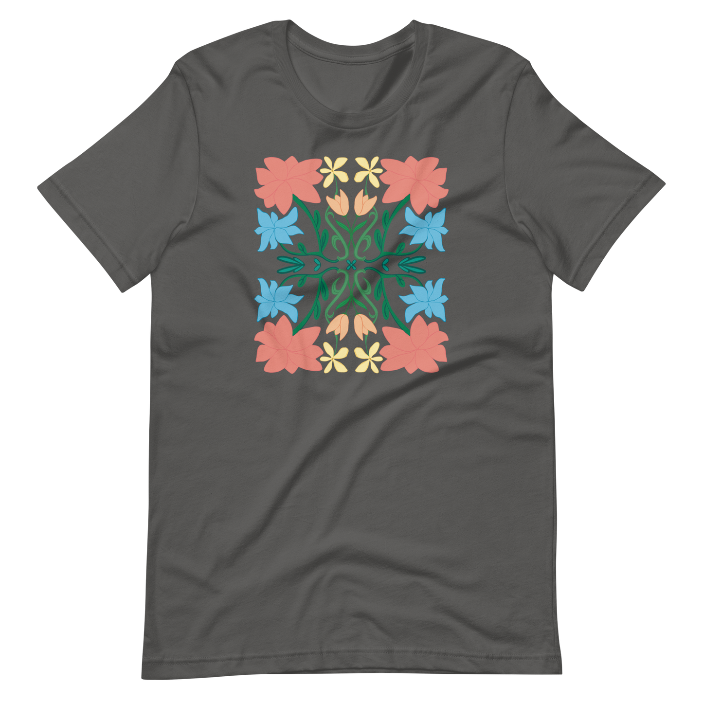 Retro Blumenstrauß Unisex T-Shirt