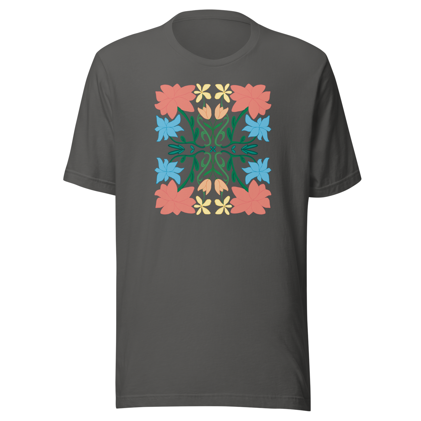 Retro Blumenstrauß Unisex T-Shirt