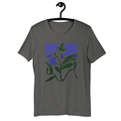 Retro Wildblumen Unisex T-Shirt