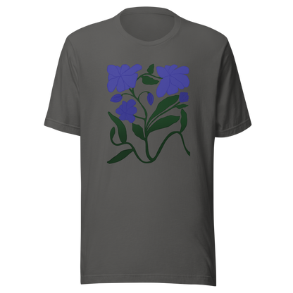 Retro Wildblumen Unisex T-Shirt