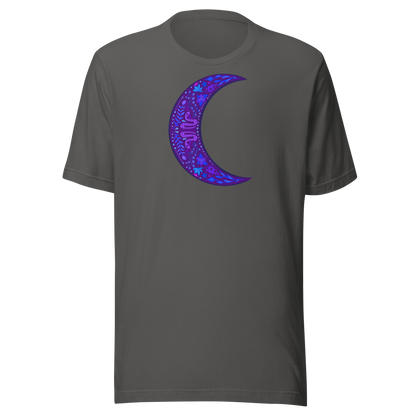 Serpent Moon Folk Art Unisex T-shirt