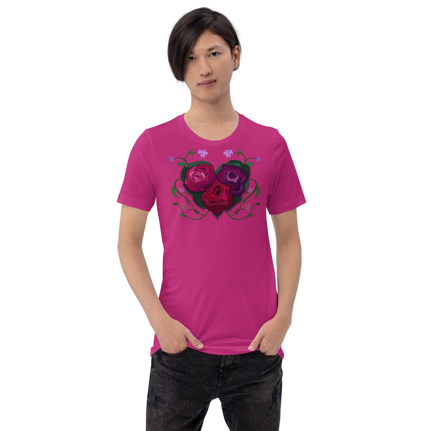 Rose Heart Unisex T-shirt