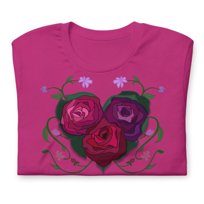 Rose Heart Unisex T-shirt