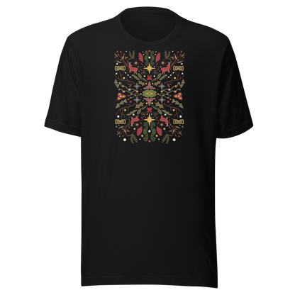 Celtic Christmas Folk Art t-shirt