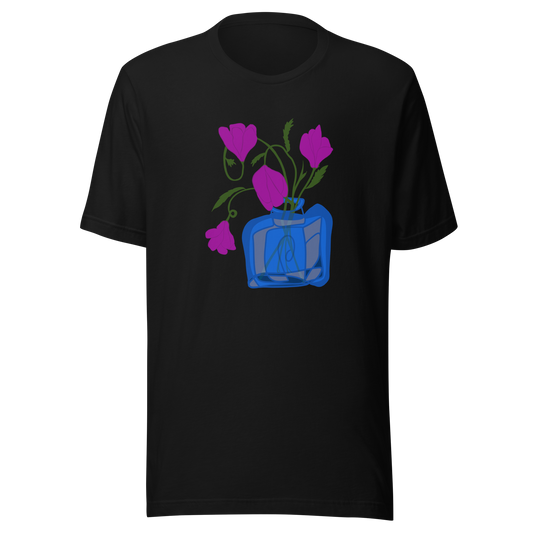 Retro Bell Flowers Unisex T-shirt