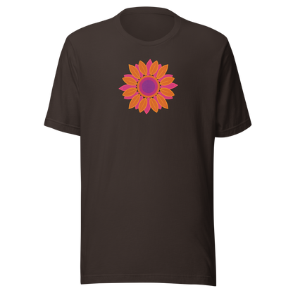 Retro Sun Daisy Unisex t-shirt