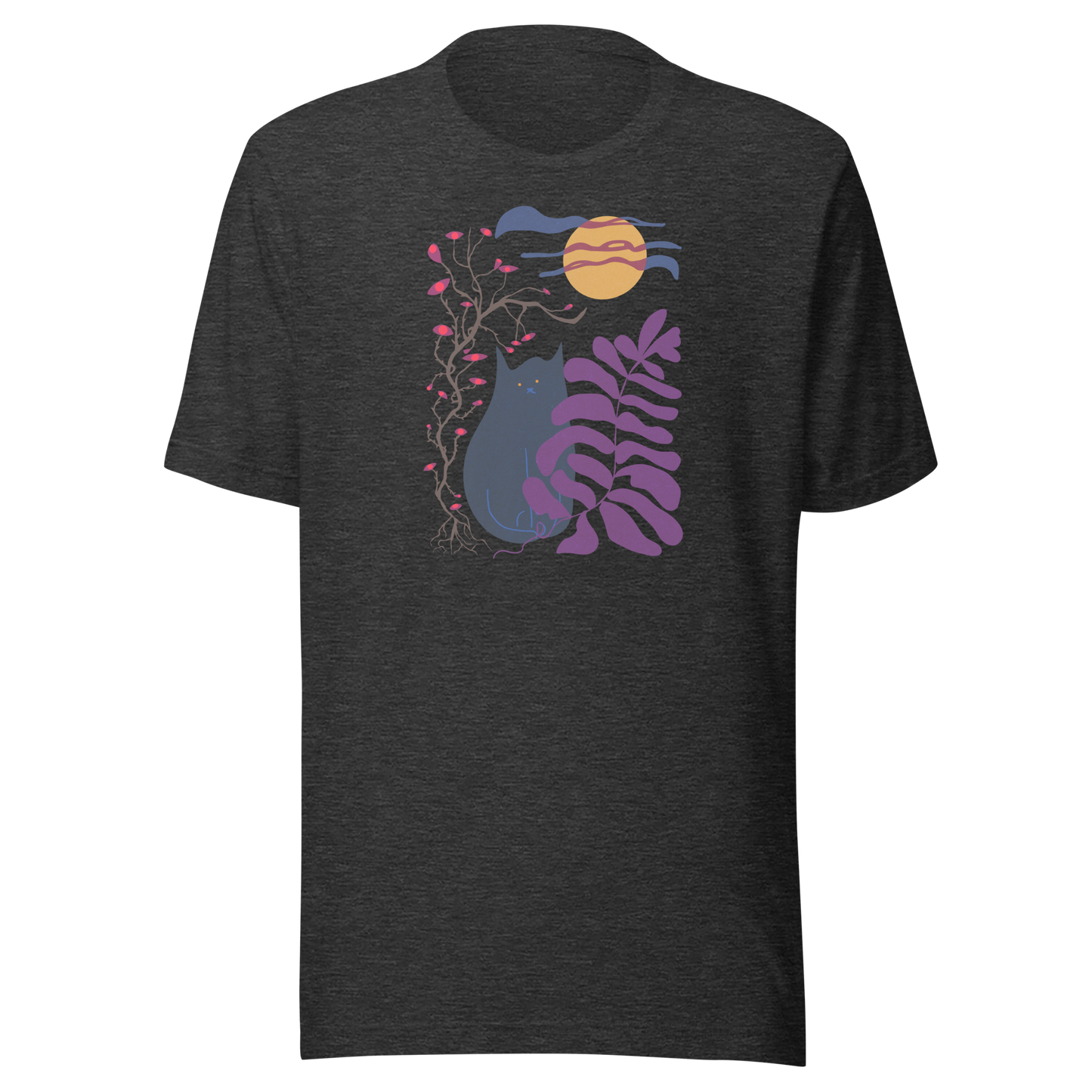 Moon Cat Unisex T-shirt