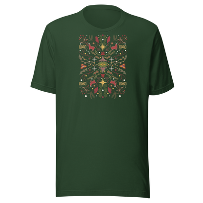 Celtic Christmas Folk Art t-shirt