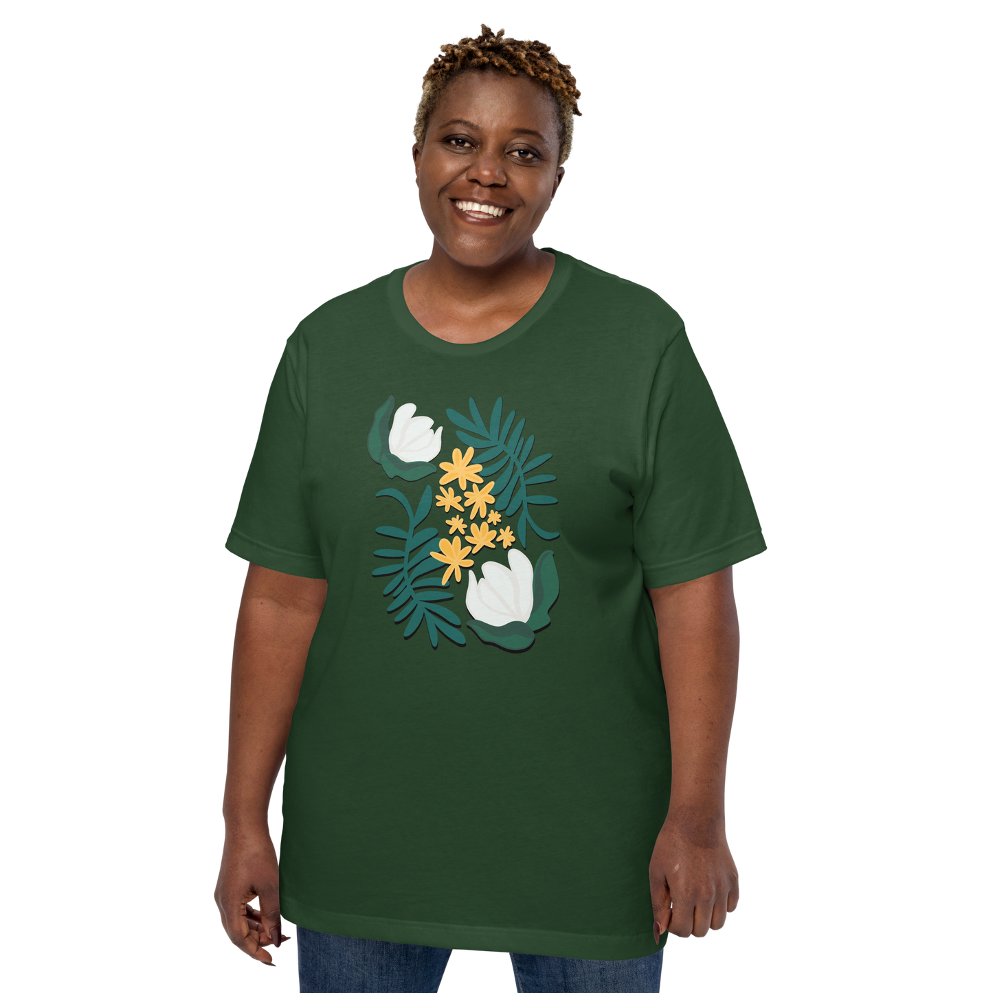 Retro Magnolia + Phlox Unisex T-shirt