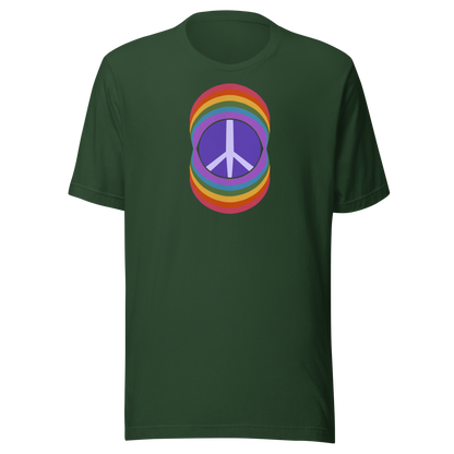 Rainbow Peace Unisex T-shirt