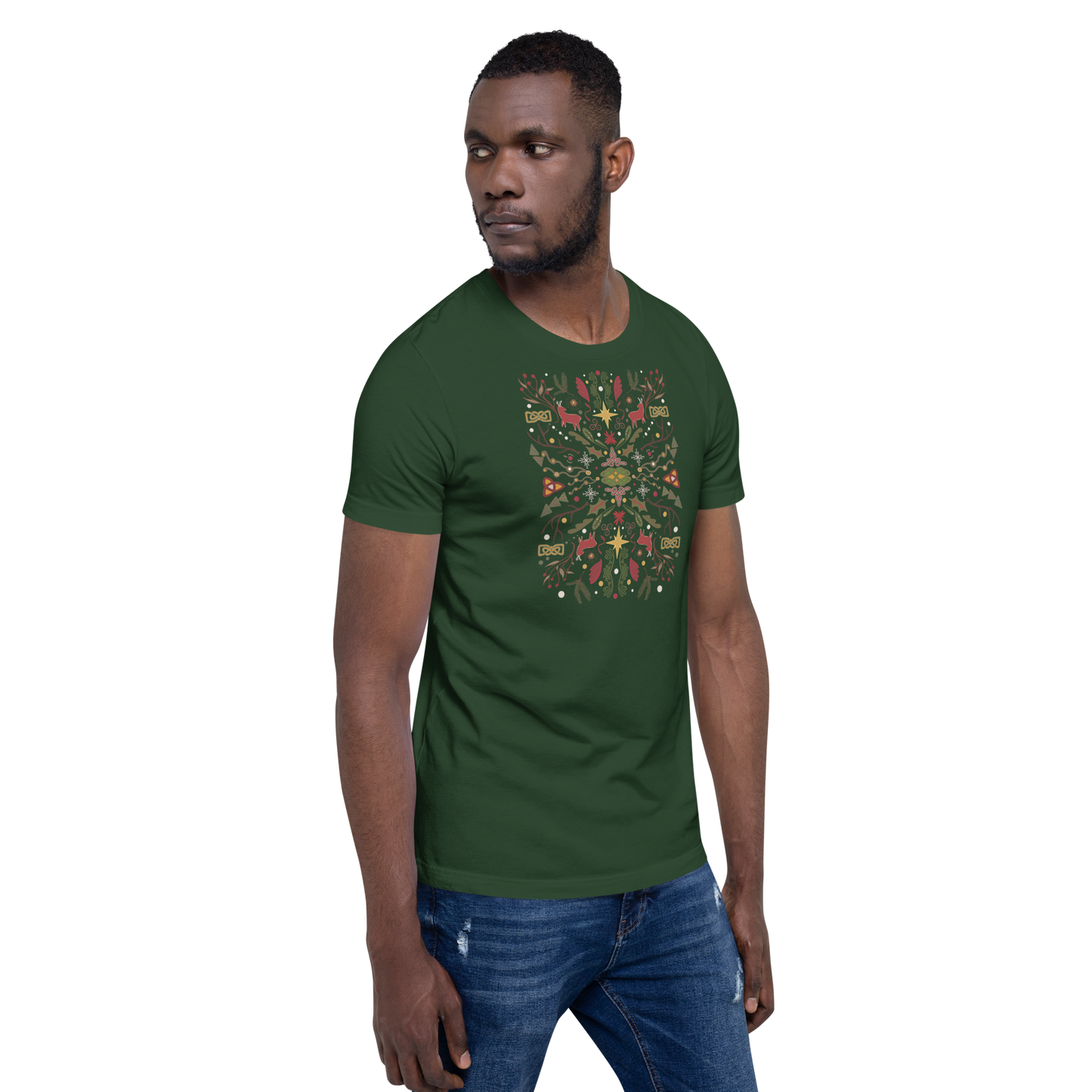 Celtic Christmas Folk Art t-shirt