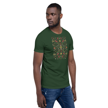 Celtic Christmas Folk Art t-shirt