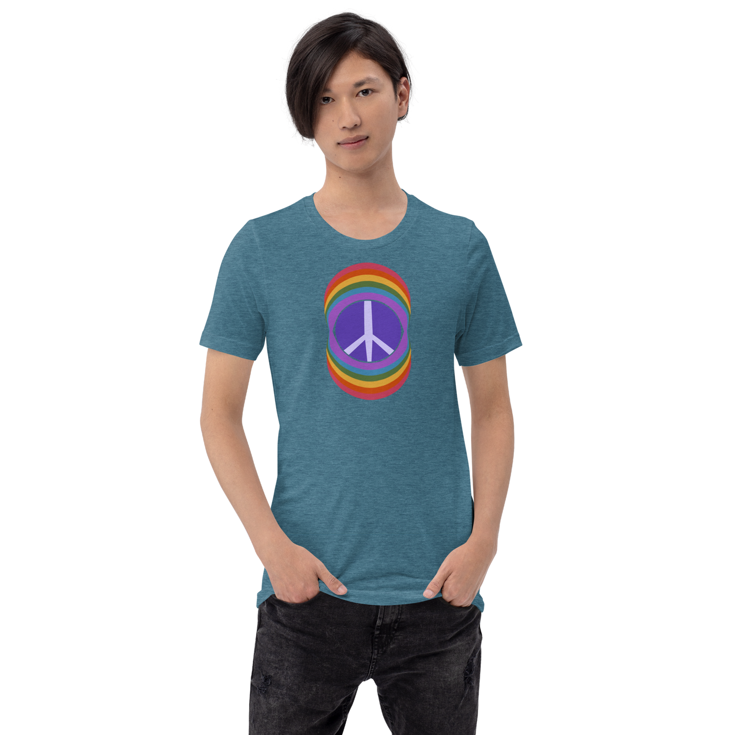 Regenbogen Frieden Unisex T-shirt