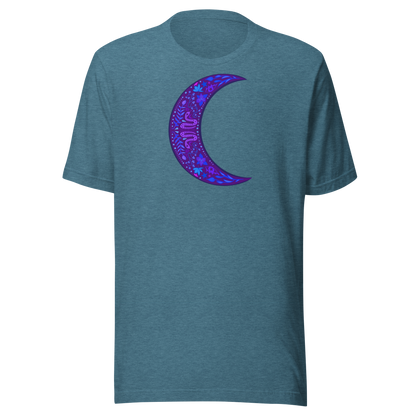 Serpent Moon Folk Art Unisex T-shirt