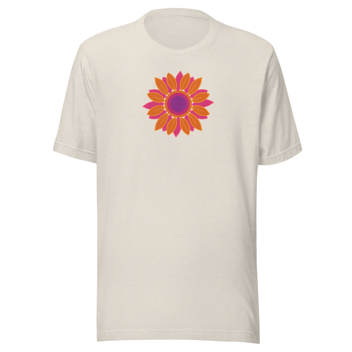 Retro Sun Daisy Unisex t-shirt