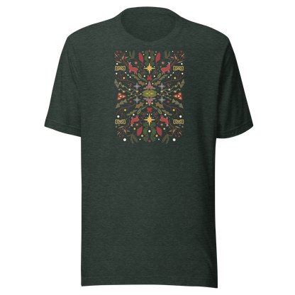 Celtic Christmas Folk Art t-shirt