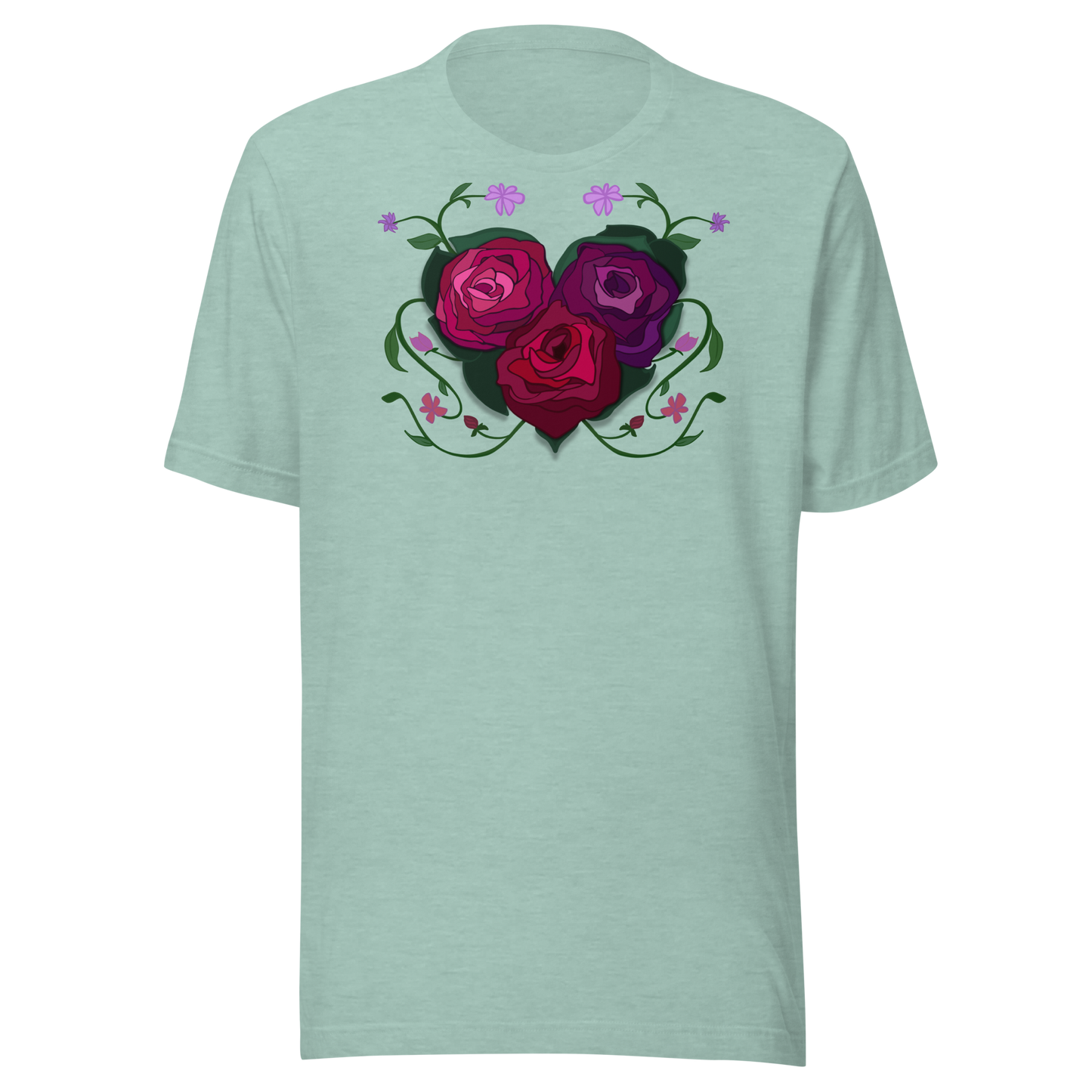 Rose Heart Unisex T-shirt