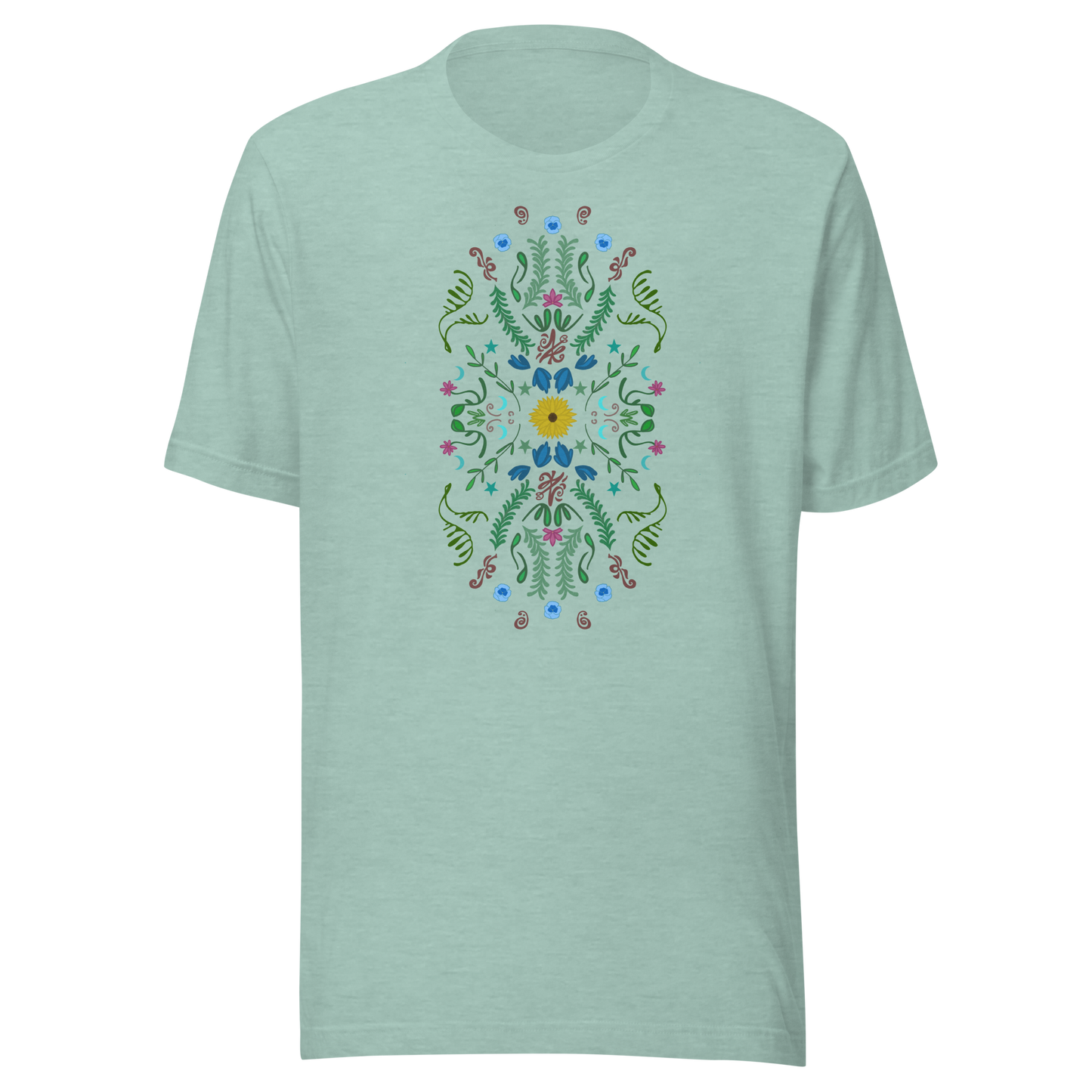 Sunflower Folk Art Unisex T-shirt