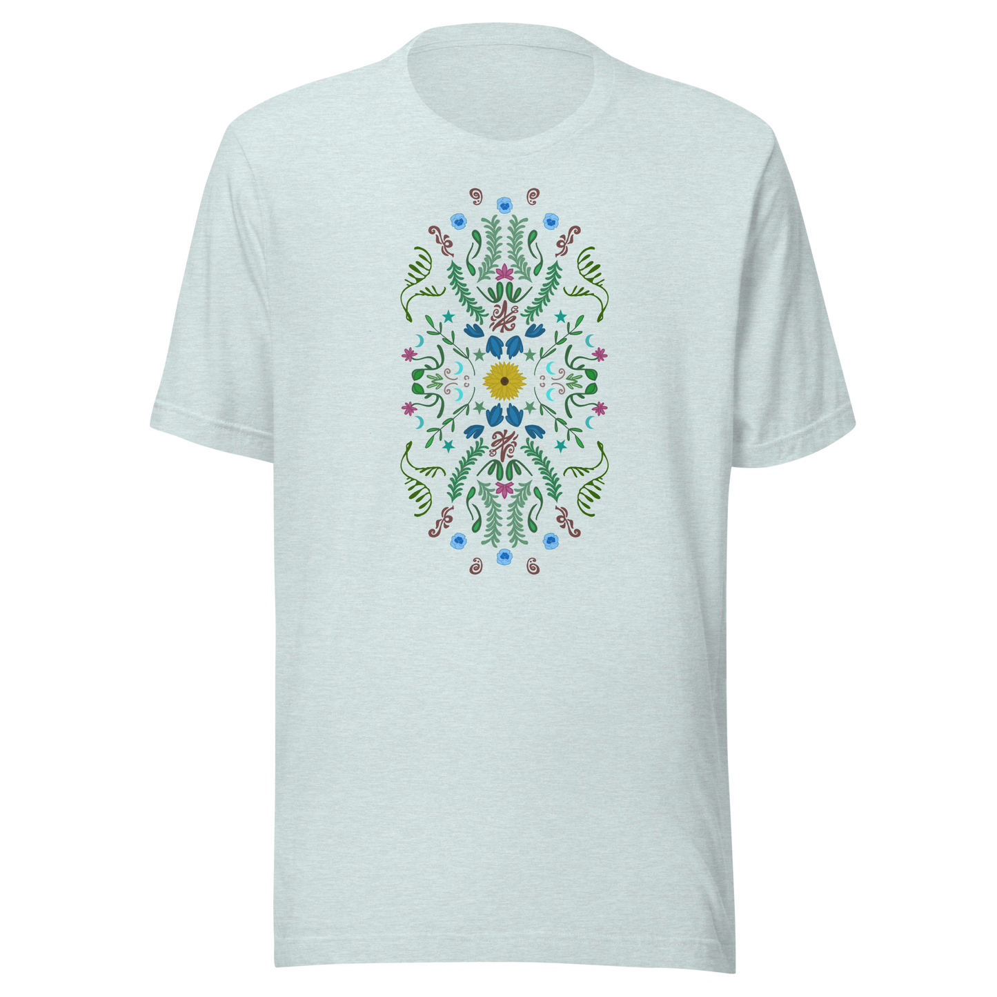 Sunflower Folk Art Unisex T-shirt