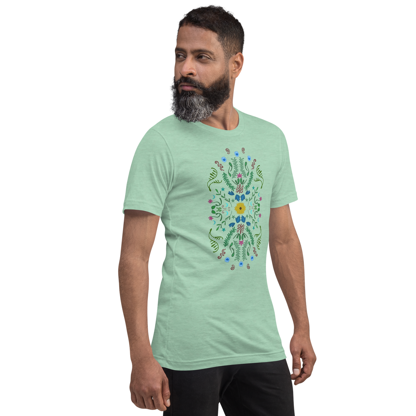 Sunflower Folk Art Unisex T-shirt