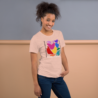 Love Comes in All Shapes & Sizes Unisex T-shirt