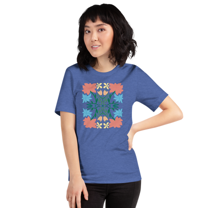 Retro Blumenstrauß Unisex T-Shirt