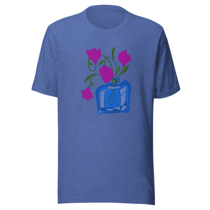 Retro Bell Flowers Unisex T-shirt