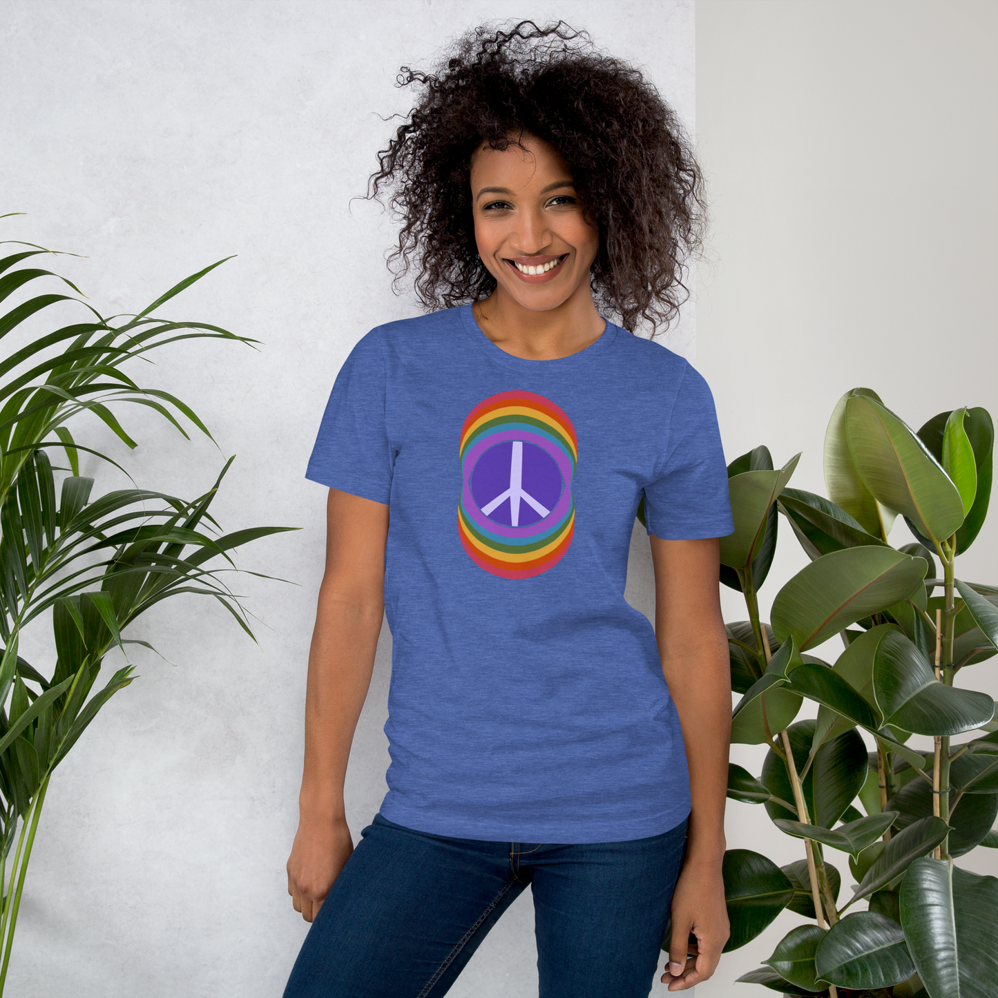 Rainbow Peace Unisex T-shirt