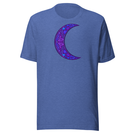 Serpent Moon Folk Art Unisex T-shirt