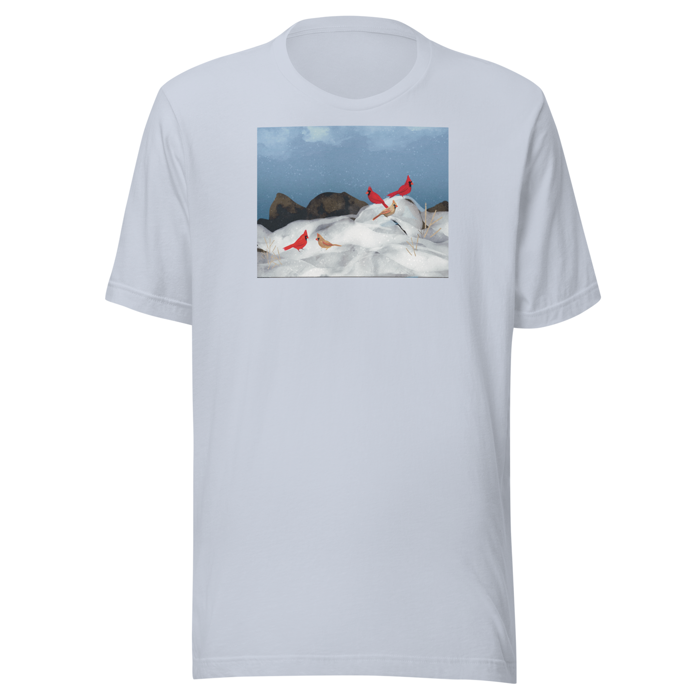 Winter Cardinals Unisex T-shirt