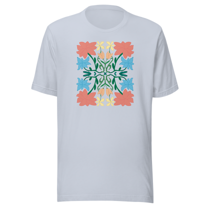 Retro Blumenstrauß Unisex T-Shirt