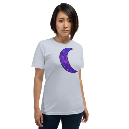 Serpent Moon Folk Art Unisex T-shirt